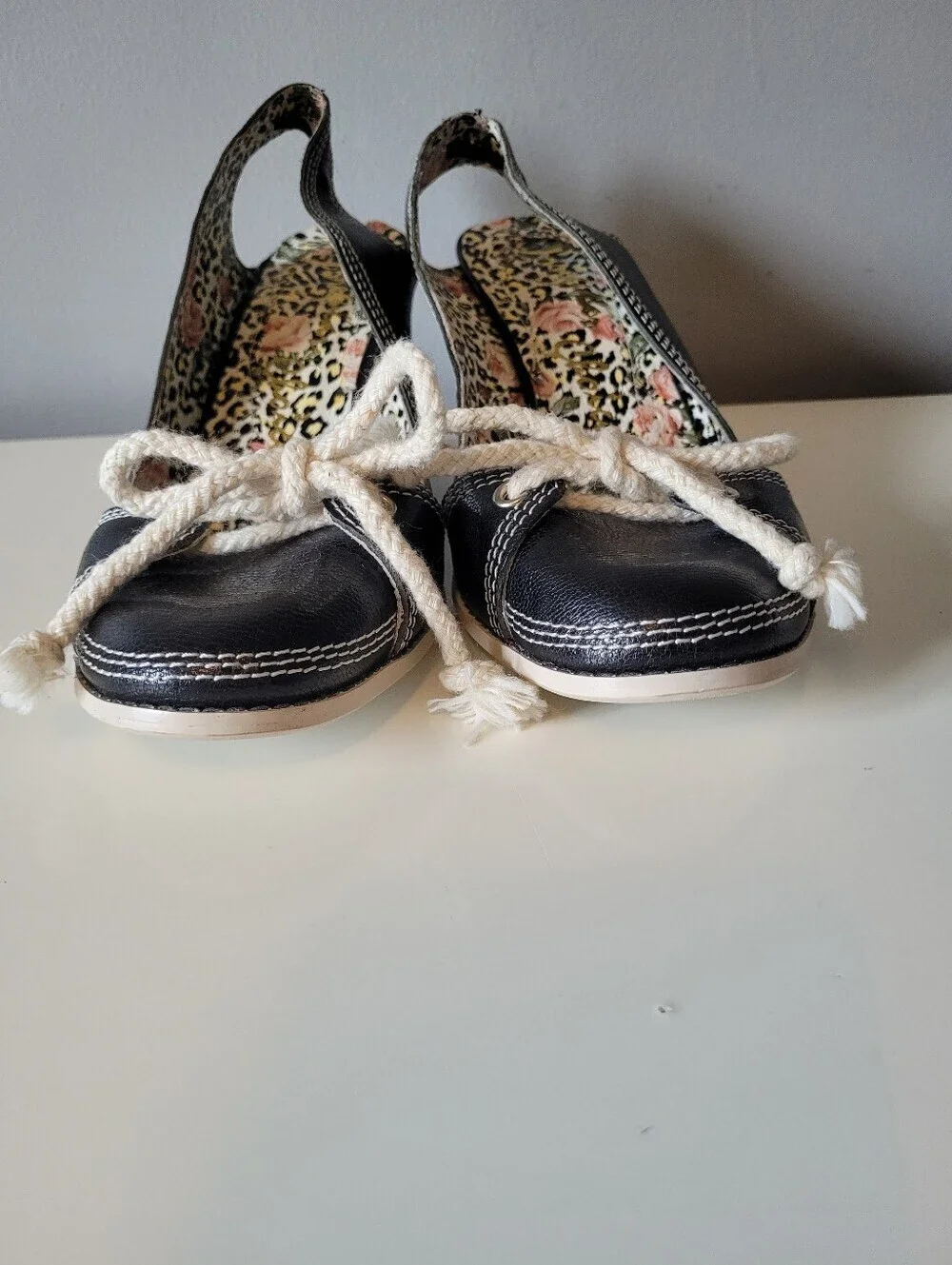 Vintage Irregular Choice Picnic Sneaker Wedges, VGUC, Size 6